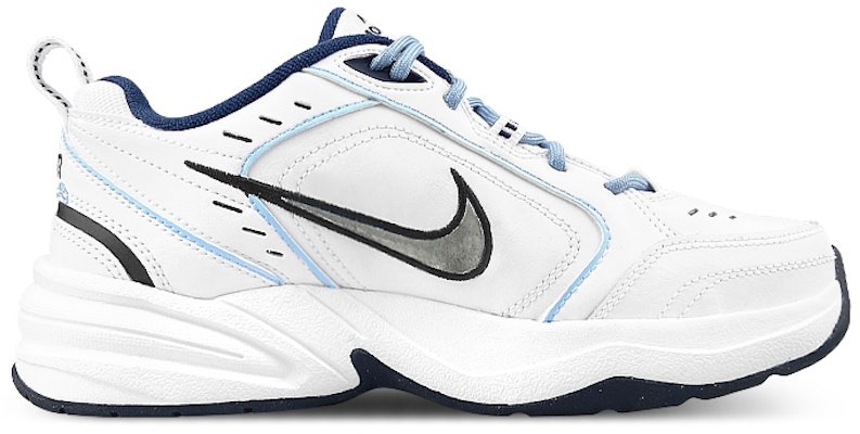 【定製球鞋】 Nike Air Monarch 4 合成皮革 游泳小狗 時尚百搭 防滑 低筒 爸爸鞋 男女同款 白藍 Lookbook 【定製球鞋】 Nike Air Monarch 4 合成皮革 游泳小狗 時尚百搭 防滑 低筒 爸爸鞋 男女同款 白藍