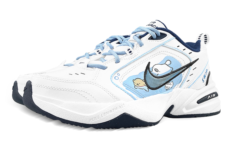 [Custom Shoes] Nike Air Monarch 4 'White Blue' 圖 4