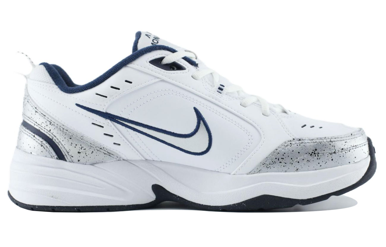 Lookbook Zapatillas Nike Air Monarch 4 'Blanco Azul Marino - Mariposa Tinta' 415445-102（Team205-蝶恋花）