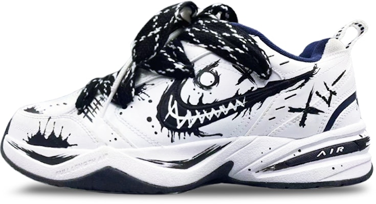 나이키 에어 모나크 4 커스텀 '화이트 네이비' 415445-102(Team75-男女同款恶魔降临黑白) Order 나이키 에어 모나크 4 커스텀 '화이트 네이비' 415445-102(Team75-男女同款恶魔降临黑白)