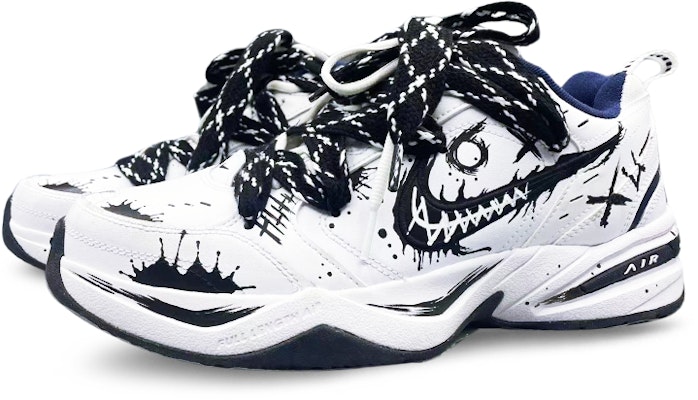 나이키 에어 모나크 4 커스텀 '화이트 네이비' 415445-102(Team75-男女同款恶魔降临黑白) Shop 나이키 에어 모나크 4 커스텀 '화이트 네이비' 415445-102(Team75-男女同款恶魔降临黑白)