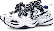 Shop 나이키 에어 모나크 4 커스텀 '화이트 네이비' 415445-102(Team75-男女同款恶魔降临黑白)