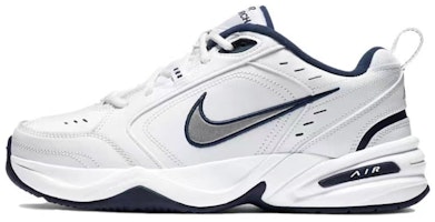 【訂製球鞋】 Nike Air Monarch 4 White Navy 合成皮革人造皮 隨性街頭 解構鞋帶 酷炫 百搭 防滑耐磨 低筒 爸爸鞋 男女同款 黑灰 Sizing 【訂製球鞋】 Nike Air Monarch 4 White Navy 合成皮革人造皮 隨性街頭 解構鞋帶 酷炫 百搭 防滑耐磨 低筒 爸爸鞋 男女同款 黑灰