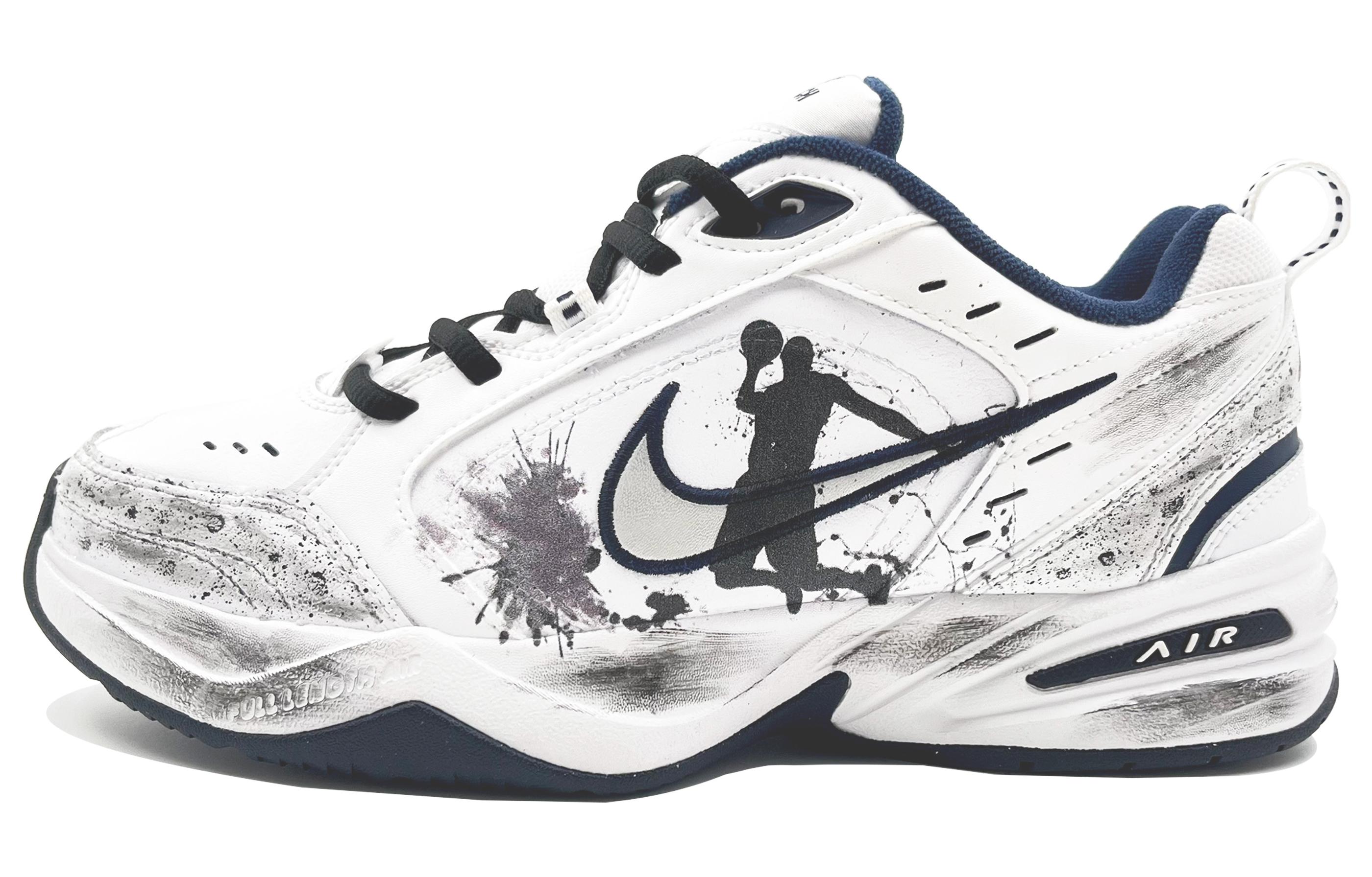 Buy ナイキ エア モナーク 4 白紺 国風水墨スラムダンク (custom) 415445-102(Team113-灌篮)