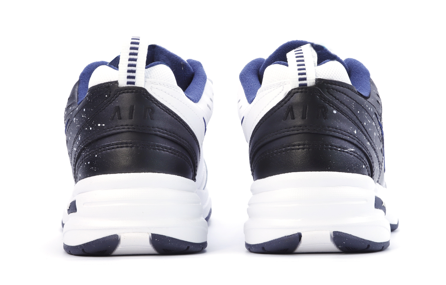 [Custom Shoes] Nike Air Monarch 4 'White Navy Meteor Butterfly' 圖 4