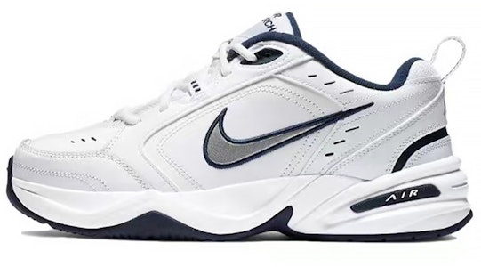 【定制球鞋】 Nike Air Monarch 4 白色海軍藍 月球之上 復古經典 耐磨 低筒 老爹鞋 男女同款 藍白 Details for 【定制球鞋】 Nike Air Monarch 4 白色海軍藍 月球之上 復古經典 耐磨 低筒 老爹鞋 男女同款 藍白