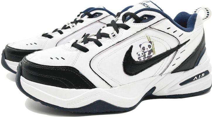 【定制鞋款】耐克 Air Monarch 4 '白色海军蓝熊猫' 415445-102(Team113-熊猫乐园S-BOX) Shop 【定制鞋款】耐克 Air Monarch 4 '白色海军蓝熊猫' 415445-102(Team113-熊猫乐园S-BOX)
