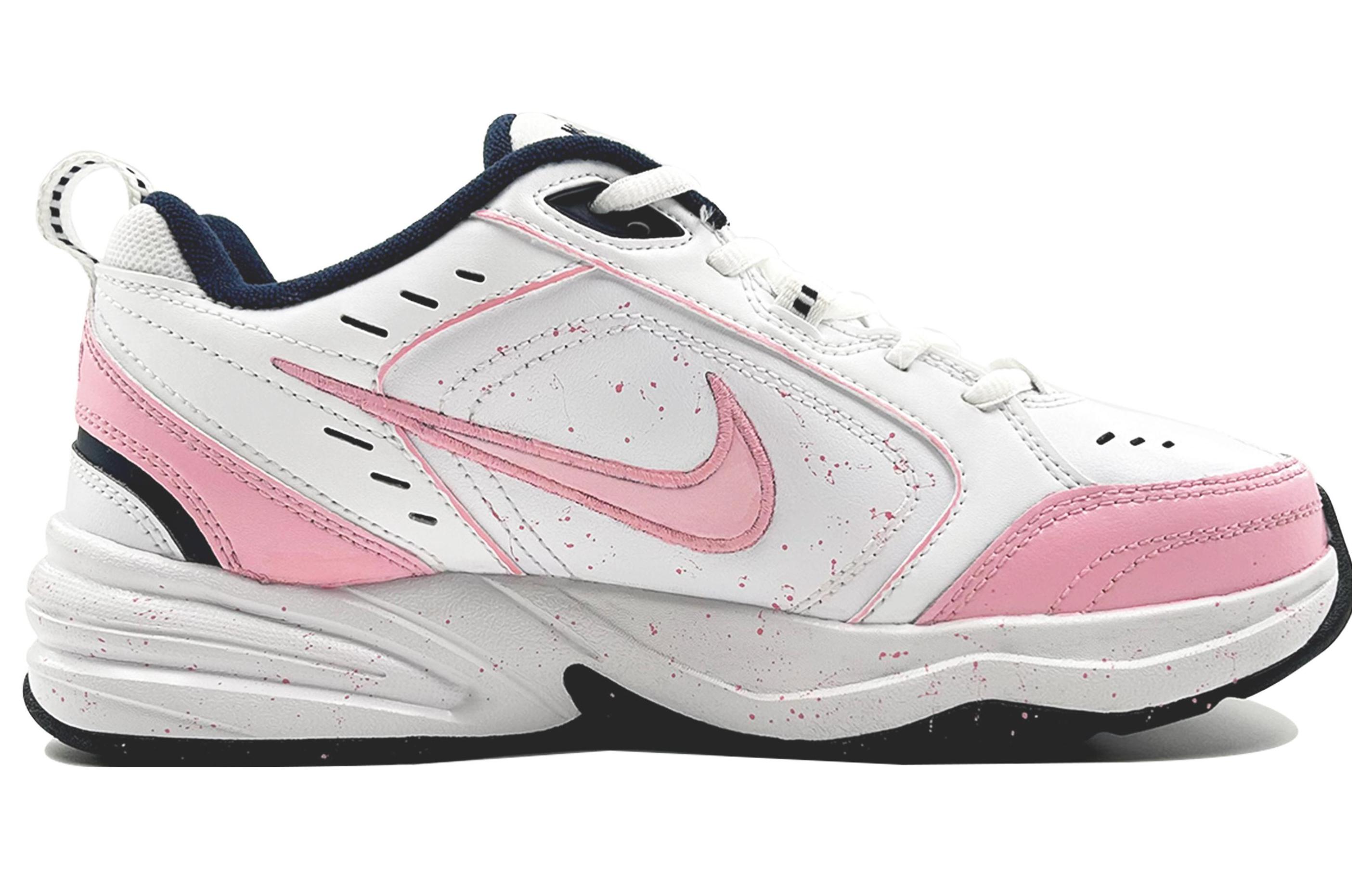 [Custom Shoes] Nike Air Monarch 4 'White Navy Pink' 圖 3