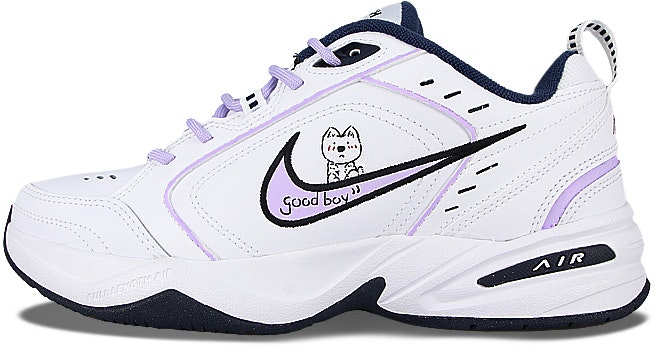 custom-shoes-nike-air-monarch-4-white-navy-purple-pup