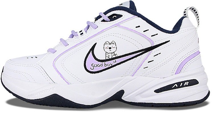 Zapatillas personalizadas Nike Air Monarch 4 'Blanco Azul Morado Pup' 415445-102(Team115-紫色小狗) Buy Zapatillas personalizadas Nike Air Monarch 4 'Blanco Azul Morado Pup' 415445-102(Team115-紫色小狗)