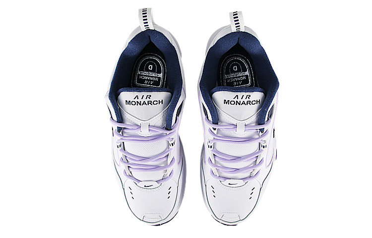 [Custom Shoes] Nike Air Monarch 4 'White Navy Purple Pup' 圖 4