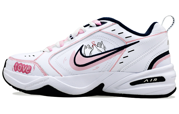 Buy [Kasut Custom] Nike Air Monarch 4 'Putih Merah Jambu' 415445-102(Team125-携手一生)