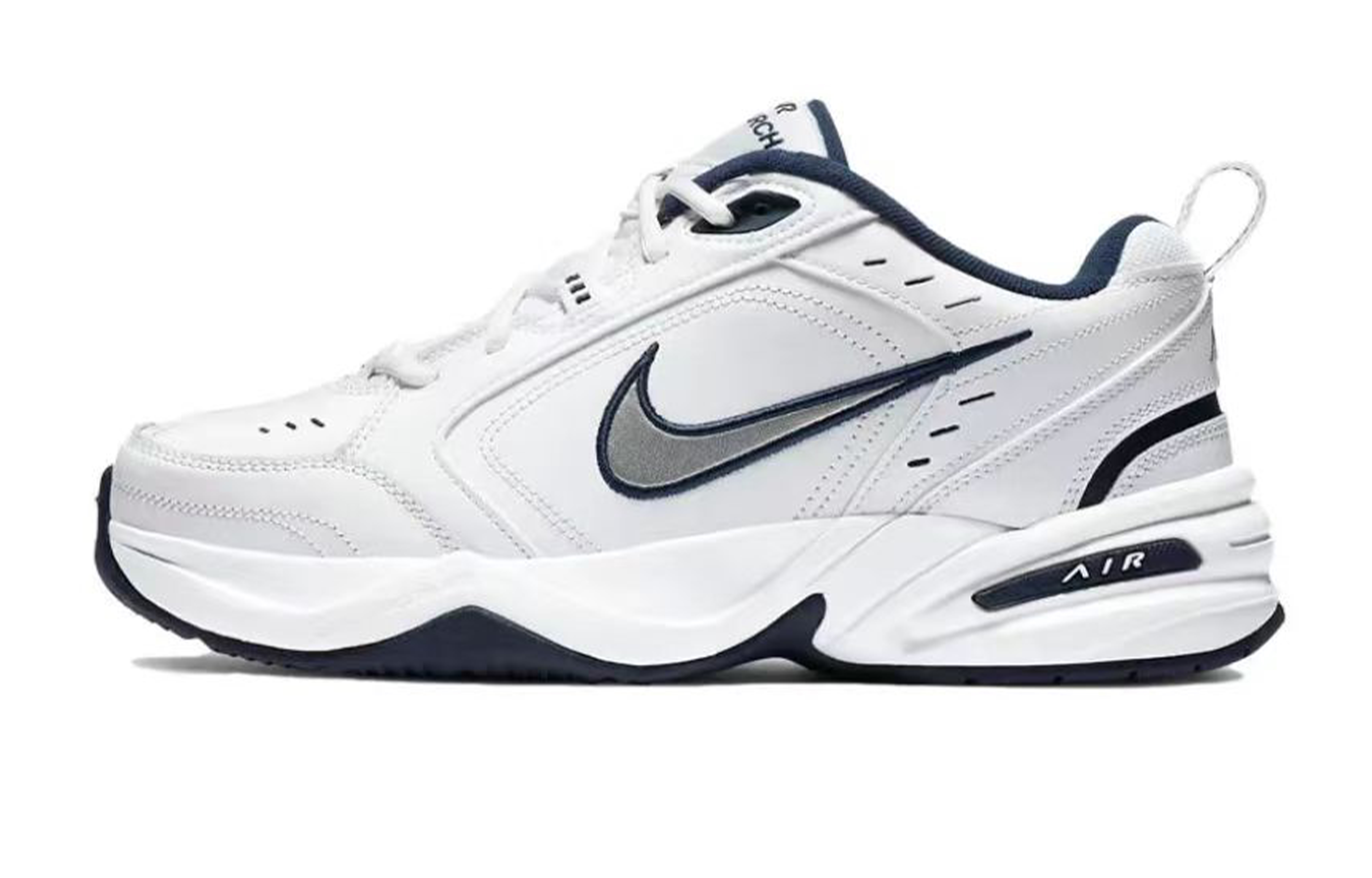 Sizing [Kasut Custom] Nike Air Monarch 4 'Putih Merah Jambu Emas' 415445-102（team72-金丝楠纹）