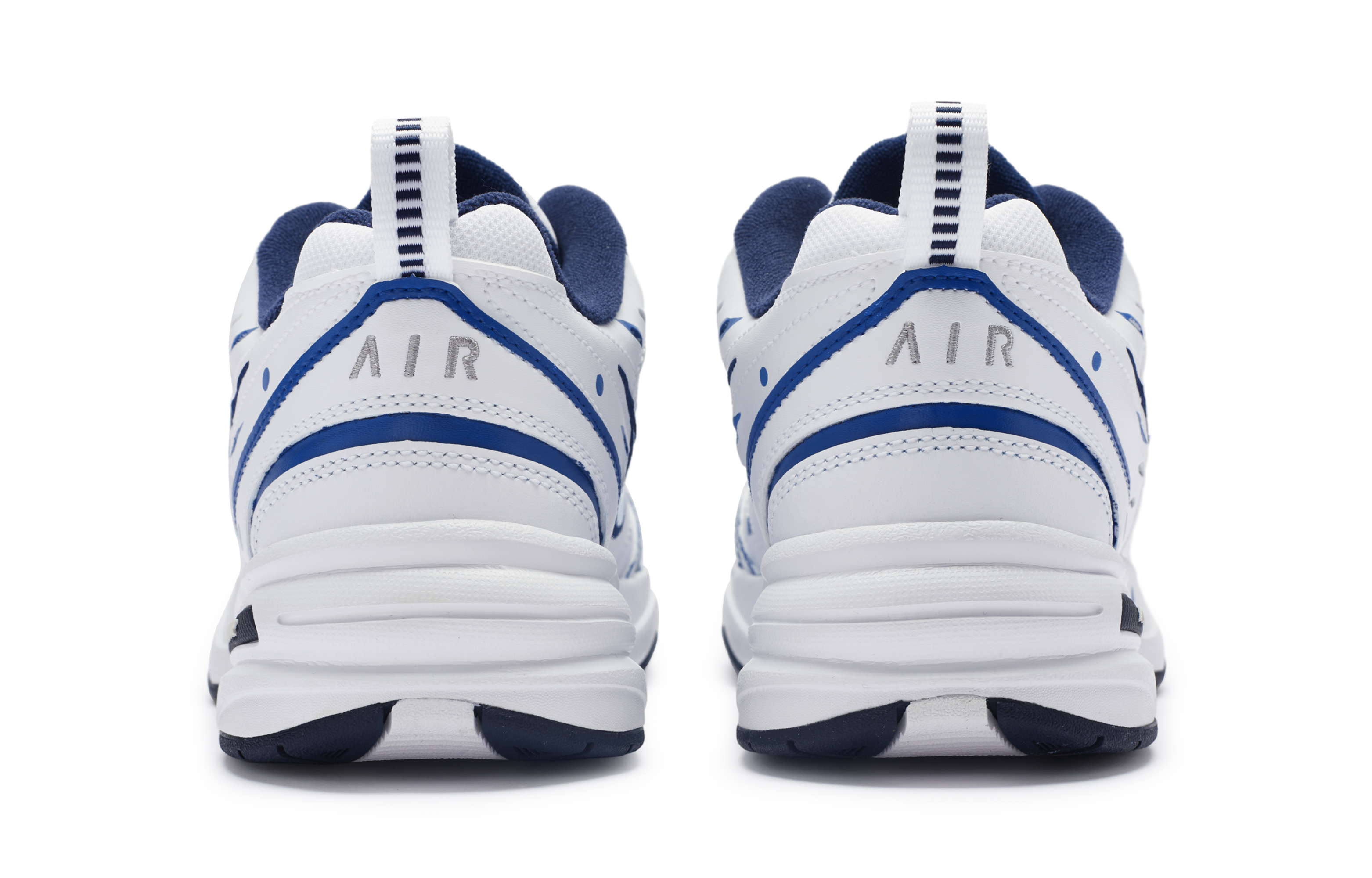 Shop 【定制球鞋】 Nike Air Monarch 4 811製造 治癒系 雪墩墩 小清新 低幫 老爹鞋 男女同款 白藍