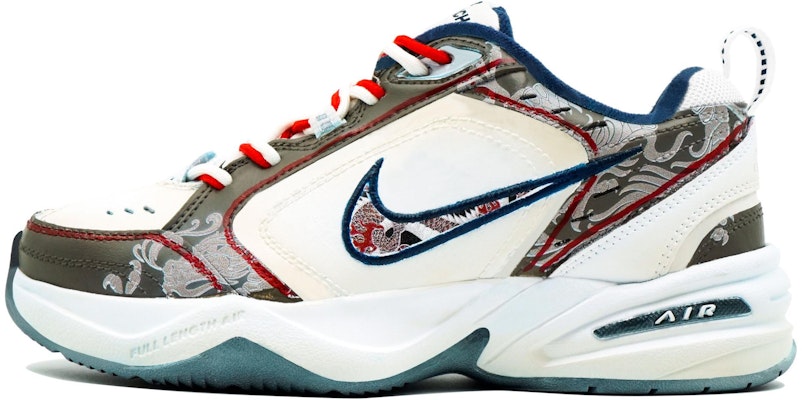 【訂製球鞋】 Nike Air Monarch 4 萬花弄 龍年限定 龍騰世紀 簡約 百搭 經典復古 防滑耐磨支撐增高 低筒 老爹鞋 男女同款 白棕 Order 【訂製球鞋】 Nike Air Monarch 4 萬花弄 龍年限定 龍騰世紀 簡約 百搭 經典復古 防滑耐磨支撐增高 低筒 老爹鞋 男女同款 白棕