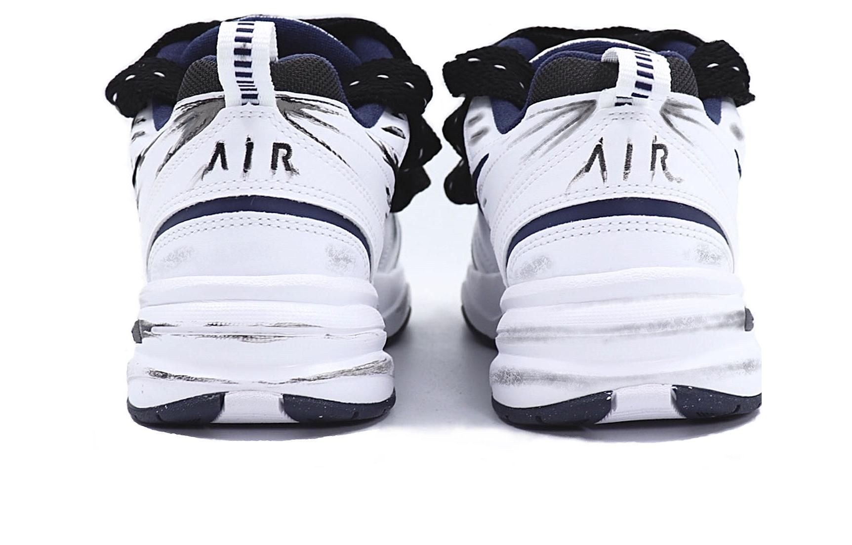 Shop [Custom Schoenen] Nike Air Monarch 4 Retro ''Venom Power'' 415445-102(Team25-熊猫老爹鞋)