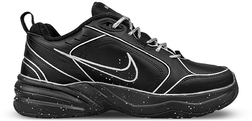【客製化球鞋】Nike Air Monarch 4 黑武士 二次元潑墨 酷炫暗黑 極簡風 老爸鞋 男女款 黑灰 Order 【客製化球鞋】Nike Air Monarch 4 黑武士 二次元潑墨 酷炫暗黑 極簡風 老爸鞋 男女款 黑灰