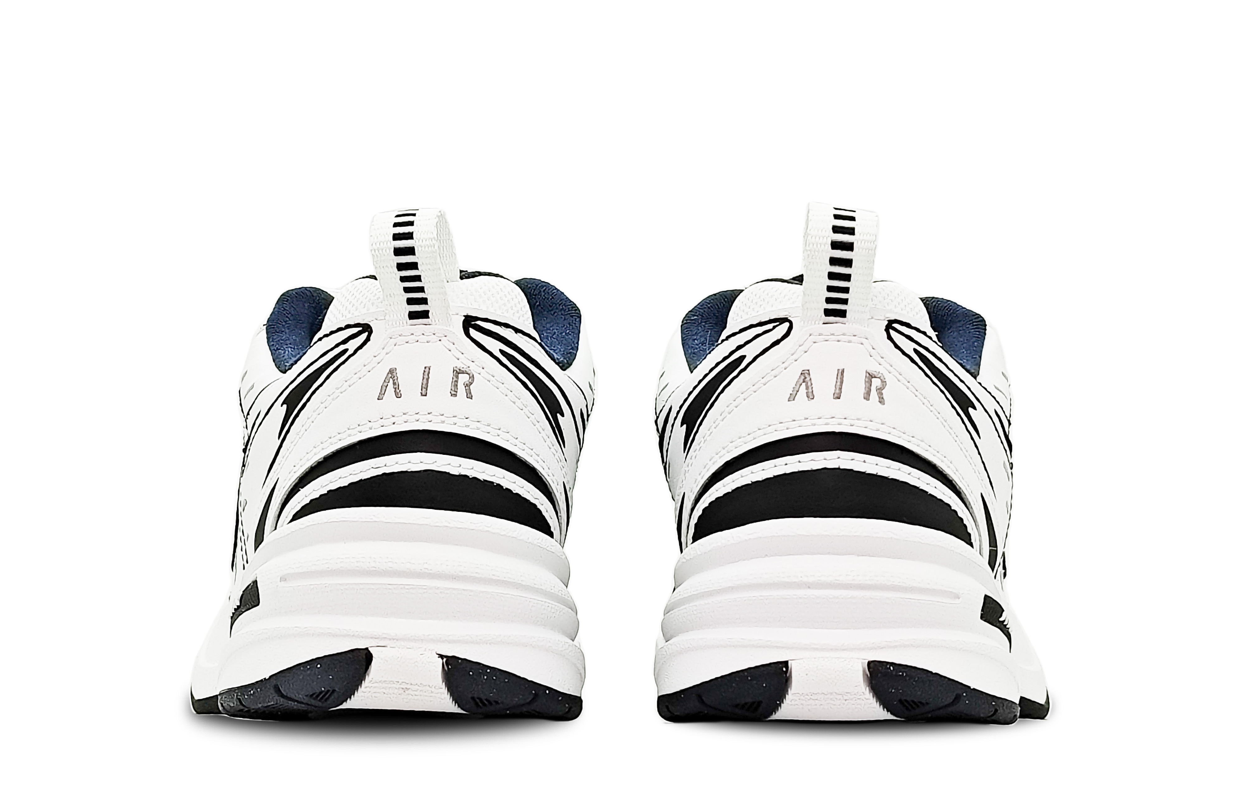 Purchase [Zapatillas Personalizadas] Nike Air Monarch IV 'Negro Blanco' 415445-102(Team188-黑色刻印-黑白)