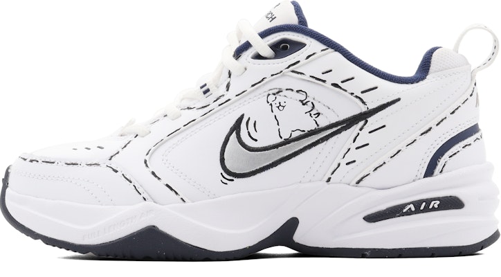【客製球鞋】 Nike Air Monarch 4 捣蛋娃娃 合成皮革 領頭小狗 日常配搭 极簡 低筒 時尚老爹鞋 男女通款 黑白 Order 【客製球鞋】 Nike Air Monarch 4 捣蛋娃娃 合成皮革 領頭小狗 日常配搭 极簡 低筒 時尚老爹鞋 男女通款 黑白