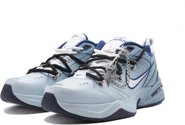 【訂製球鞋】 Nike Air Monarch 4 藍色龍潭 特殊禮盒 漸變 街頭 解構式 簡約休閒運動 減震防滑增高 低筒 爸爸鞋 男女同款 黑白藍 Shop 【訂製球鞋】 Nike Air Monarch 4 藍色龍潭 特殊禮盒 漸變 街頭 解構式 簡約休閒運動 減震防滑增高 低筒 爸爸鞋 男女同款 黑白藍