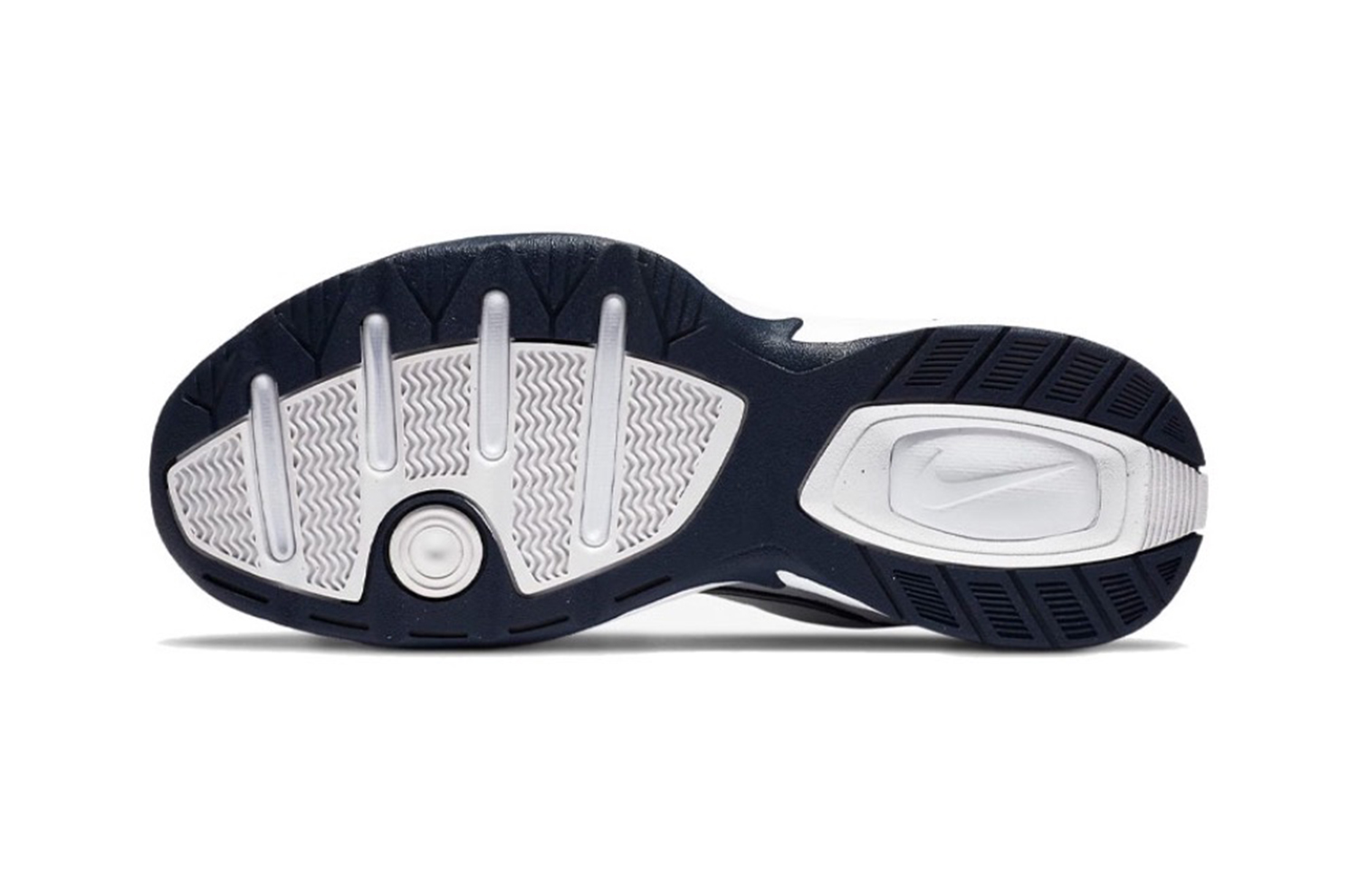 [Custom Shoes] Nike Air Monarch IV 'Blue White Black' 圖 6