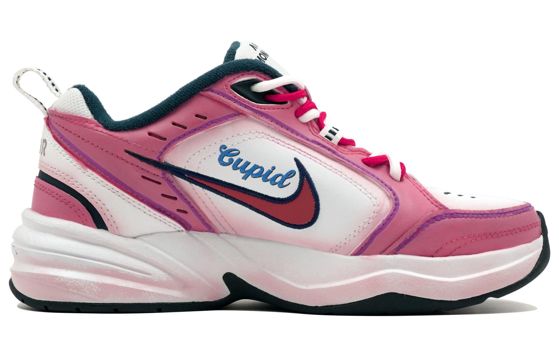 [Custom Shoes] Nike Air Monarch IV 'Blue White Pink' 圖 3