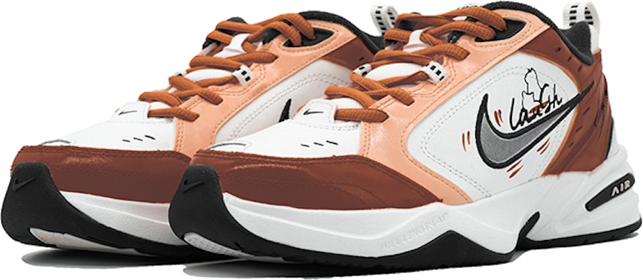 나이키 에어 모나크 4 "브라운 화이트 네이비 캣클로" (커스텀) 415445-102(Team16-男女款笑猫棕QD) Lookbook 나이키 에어 모나크 4 "브라운 화이트 네이비 캣클로" (커스텀) 415445-102(Team16-男女款笑猫棕QD)