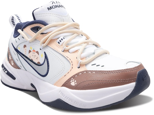 【訂製球鞋】 Nike Air Monarch 4 合成皮革 聖誕 躲貓貓 貓咪塗鴉卡通萌趣搭配舒適流行 防滑耐磨 低筒 老爹鞋 男女同款 白棕色 Purchase 【訂製球鞋】 Nike Air Monarch 4 合成皮革 聖誕 躲貓貓 貓咪塗鴉卡通萌趣搭配舒適流行 防滑耐磨 低筒 老爹鞋 男女同款 白棕色