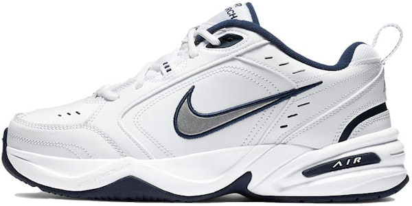 【定製球鞋】Nike Air Monarch 4 White Navy 小愛心 改色定製 增高 復古 低幫 老爹鞋 男女同款 棕白 Purchase 【定製球鞋】Nike Air Monarch 4 White Navy 小愛心 改色定製 增高 復古 低幫 老爹鞋 男女同款 棕白