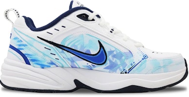 나이키 에어 모나크 IV '사이버 낙서' (커스텀) 415445-102(Team252-男女同款赛博幻境) Lookbook 나이키 에어 모나크 IV '사이버 낙서' (커스텀) 415445-102(Team252-男女同款赛博幻境)