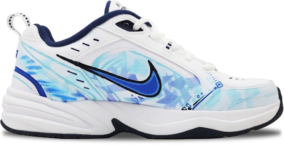 나이키 에어 모나크 IV '사이버 낙서' (커스텀) 415445-102(Team252-男女同款赛博幻境) Lookbook 나이키 에어 모나크 IV '사이버 낙서' (커스텀) 415445-102(Team252-男女同款赛博幻境)