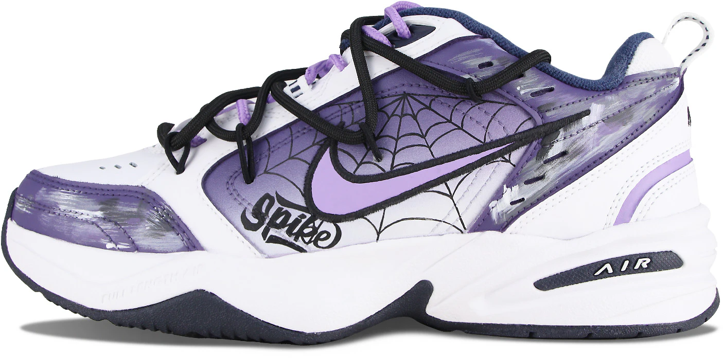 custom-shoes-nike-air-monarch-iv-cyberpunk-deconstructed-gradient-graffiti-black-purple