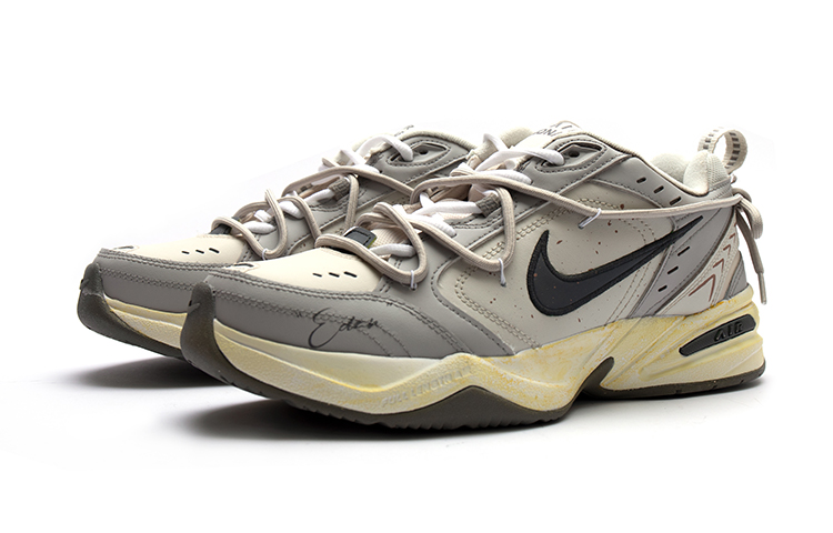 Lookbook [Zapatillas Personalizadas] Nike Air Monarch IV 'Desert Industrial Grey' FN3436-011(Team15-荒漠工业)
