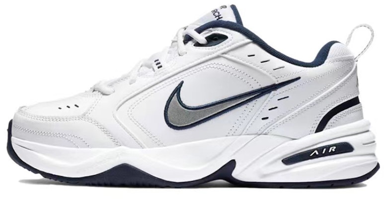【客製球鞋】 Nike Air Monarch 4 遠峰落日 PU皮革 新中式國風 防滑耐磨增高 低筒 爸爸鞋 男女同款 藍白 Sizing 【客製球鞋】 Nike Air Monarch 4 遠峰落日 PU皮革 新中式國風 防滑耐磨增高 低筒 爸爸鞋 男女同款 藍白