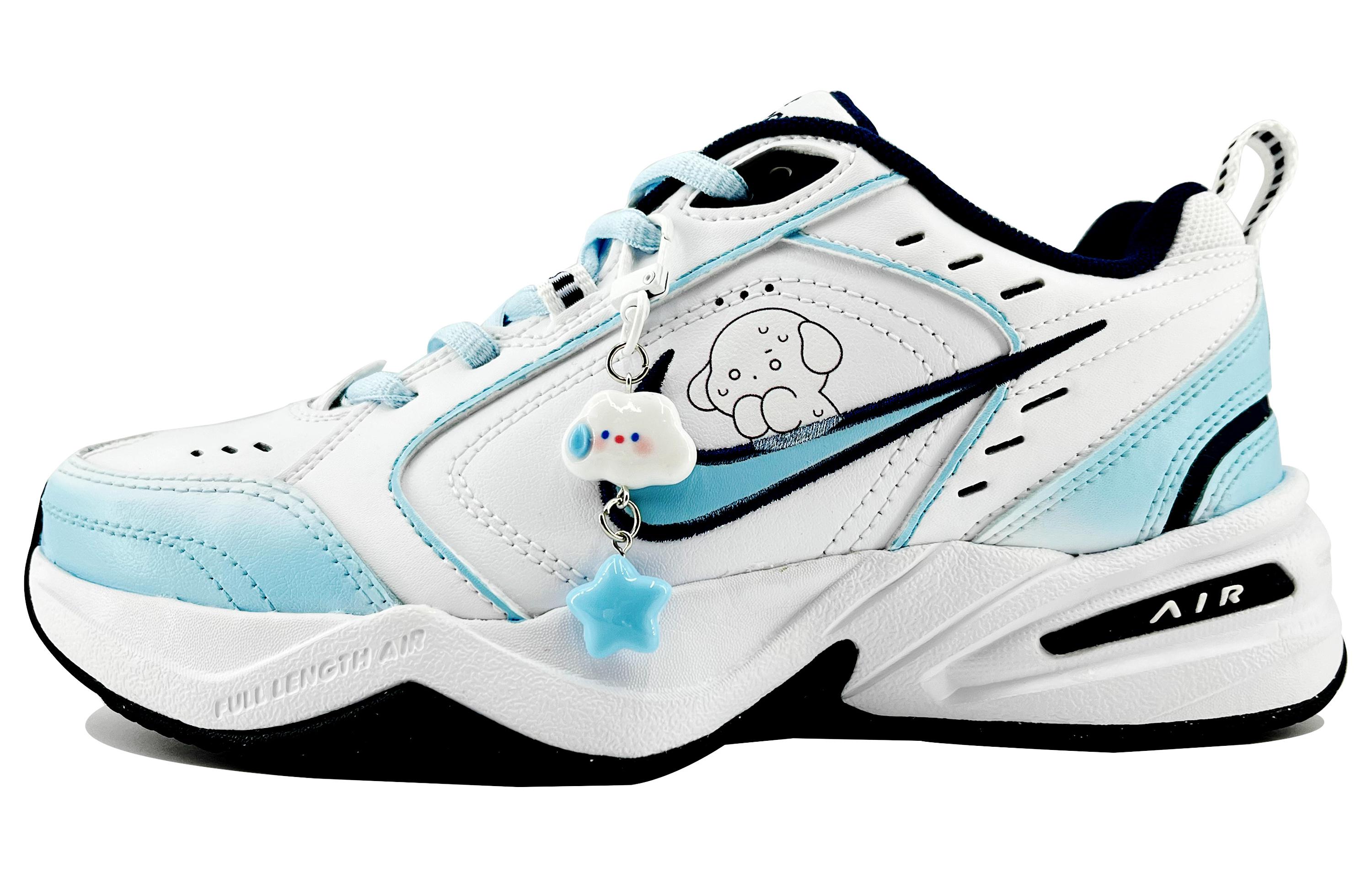 Buy [定制鞋] 耐克 Air Monarch IV '恐犬蓝白' 415445-102（Team168-害怕小狗）