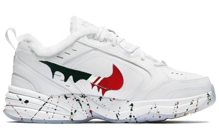 Order 【定制鞋】耐克 Air Monarch IV "流体涂鸦" AV6676-100(Team56-流体泼墨)