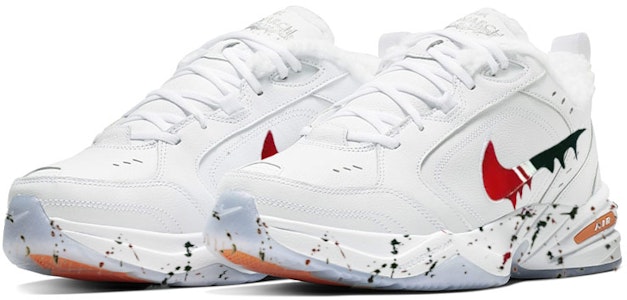 【定制鞋】耐克 Air Monarch IV "流体涂鸦" AV6676-100(Team56-流体泼墨) Lookbook 【定制鞋】耐克 Air Monarch IV "流体涂鸦" AV6676-100(Team56-流体泼墨)