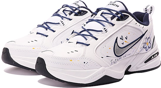 Zapatillas Nike Air Monarch IV 'Azul Graffiti-Blanco' Personalizadas 415445-102(TeamThree-520男女款蓝白) Lookbook Zapatillas Nike Air Monarch IV 'Azul Graffiti-Blanco' Personalizadas 415445-102(TeamThree-520男女款蓝白)