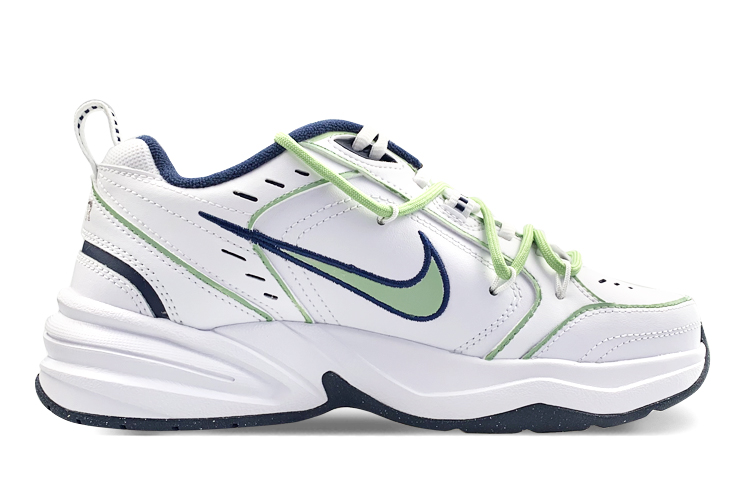 Lookbook [Kasut Custom] Nike Air Monarch IV 'Hutan Hijau dan Bunga' 415445-102(Team179-绿森与花)