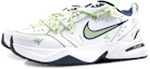 Shop 【自訂球鞋】 Nike Air Monarch 4 綠森與花 自然之力 PU 小清新 防滑包覆性支撐 低筒 老爹鞋 男女適用 白綠