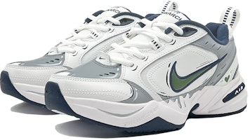 【客製球鞋】 Nike Air Monarch 4 小愛心 塗鴉 增高 限定鞋盒 低筒 老爹鞋 男女同款 灰綠 Lookbook 【客製球鞋】 Nike Air Monarch 4 小愛心 塗鴉 增高 限定鞋盒 低筒 老爹鞋 男女同款 灰綠