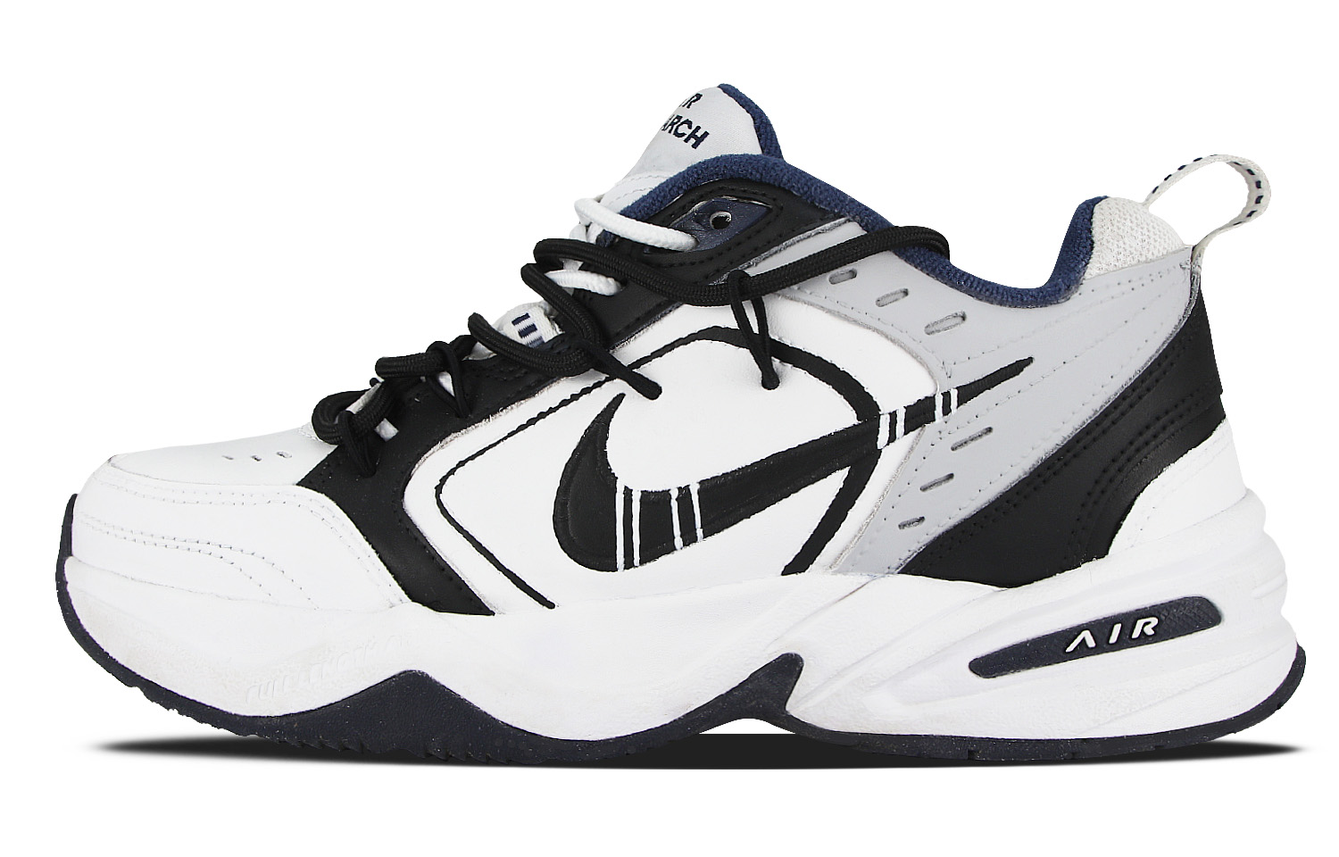 [Custom Shoes] Nike Air Monarch IV 'Hand-Painted Black White'