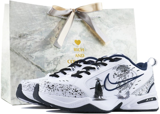 【客製球鞋】Nike Air Monarch 4 墨龍 SDS 龍年限定 水墨風 侠客 休閒 復古 舒適 減震防滑耐磨 低筒 老爹鞋 男女同款 黑白 Buy 【客製球鞋】Nike Air Monarch 4 墨龍 SDS 龍年限定 水墨風 侠客 休閒 復古 舒適 減震防滑耐磨 低筒 老爹鞋 男女同款 黑白
