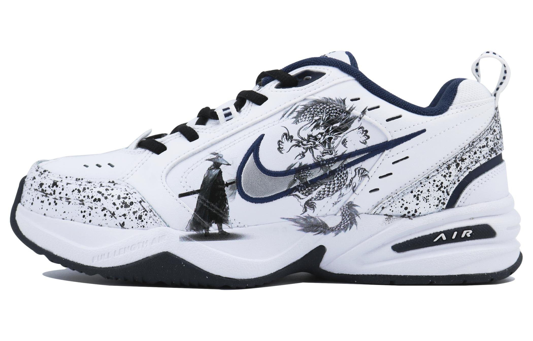 Order 【客製球鞋】Nike Air Monarch 4 墨龍 SDS 龍年限定 水墨風 侠客 休閒 復古 舒適 減震防滑耐磨 低筒 老爹鞋 男女同款 黑白