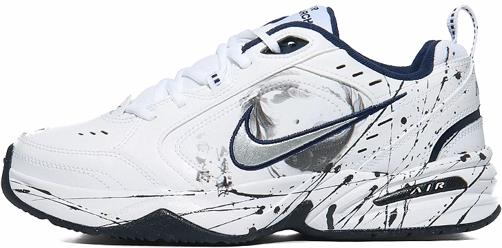 custom-shoes-nike-air-monarch-iv-ink-splash-koi-blue-white