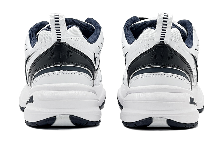 Shop [Sepatu Custom] Nike Air Monarch IV 'Ink Splatter Hitam-Putih' 415445-102(TeamS-经典黑白泼墨S-BOX)