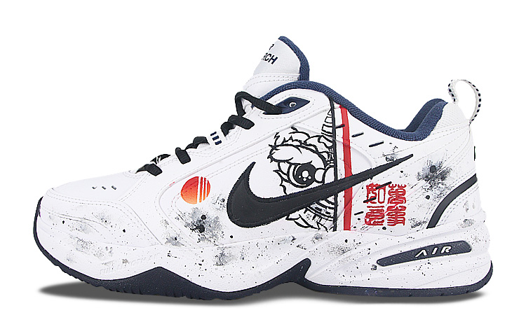 [Custom Shoes] Nike Air Monarch IV 'Ink Wash'