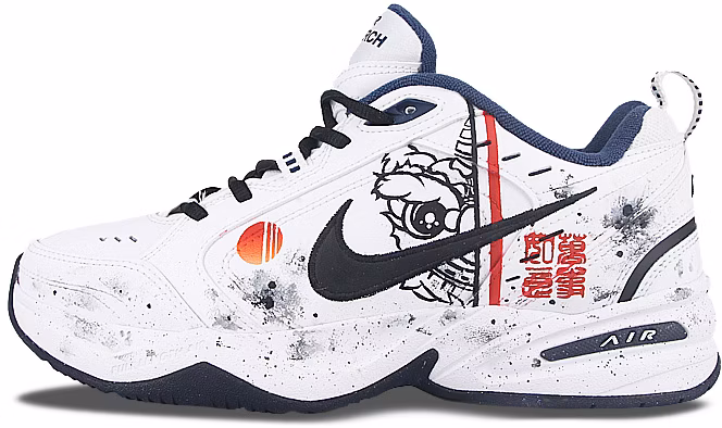 custom-shoes-nike-air-monarch-iv-ink-wash