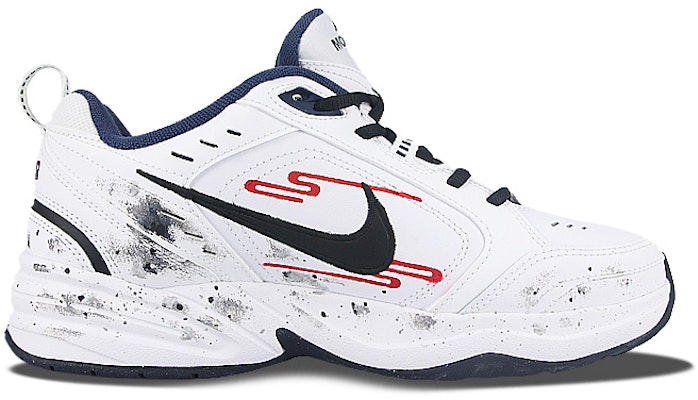 【訂製球鞋】 Nike Air Monarch 4 國風 萬事如意 水墨 復古經典 低筒 老爹鞋 男女同款 黑白 Order 【訂製球鞋】 Nike Air Monarch 4 國風 萬事如意 水墨 復古經典 低筒 老爹鞋 男女同款 黑白