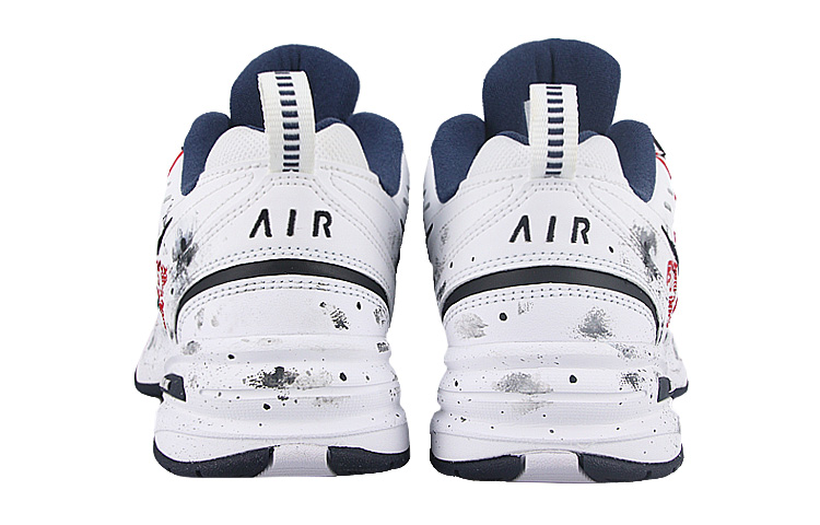 Shop [カスタムシューズ] ナイキ エアモナーク IV『インクウォッシュ』 415445-102(Team58-万事如意)